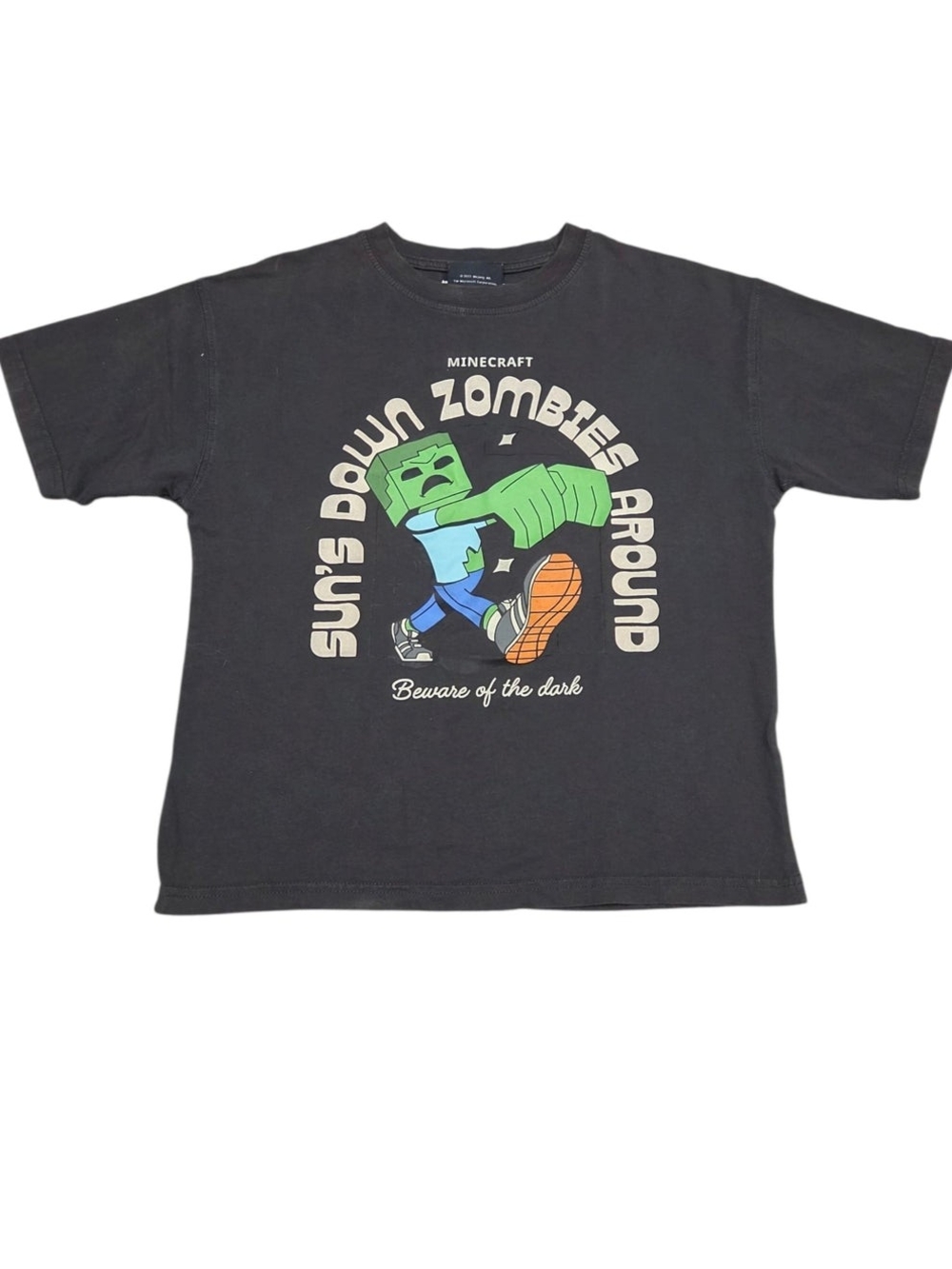 9-10y Zara minecraft Graphic Tee